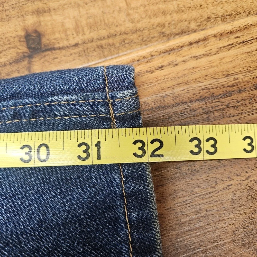 Boohoo Man‎ Ultra Wide Leg Y2K Jeans 40 x 33 Baggy Skater Patches Distressed